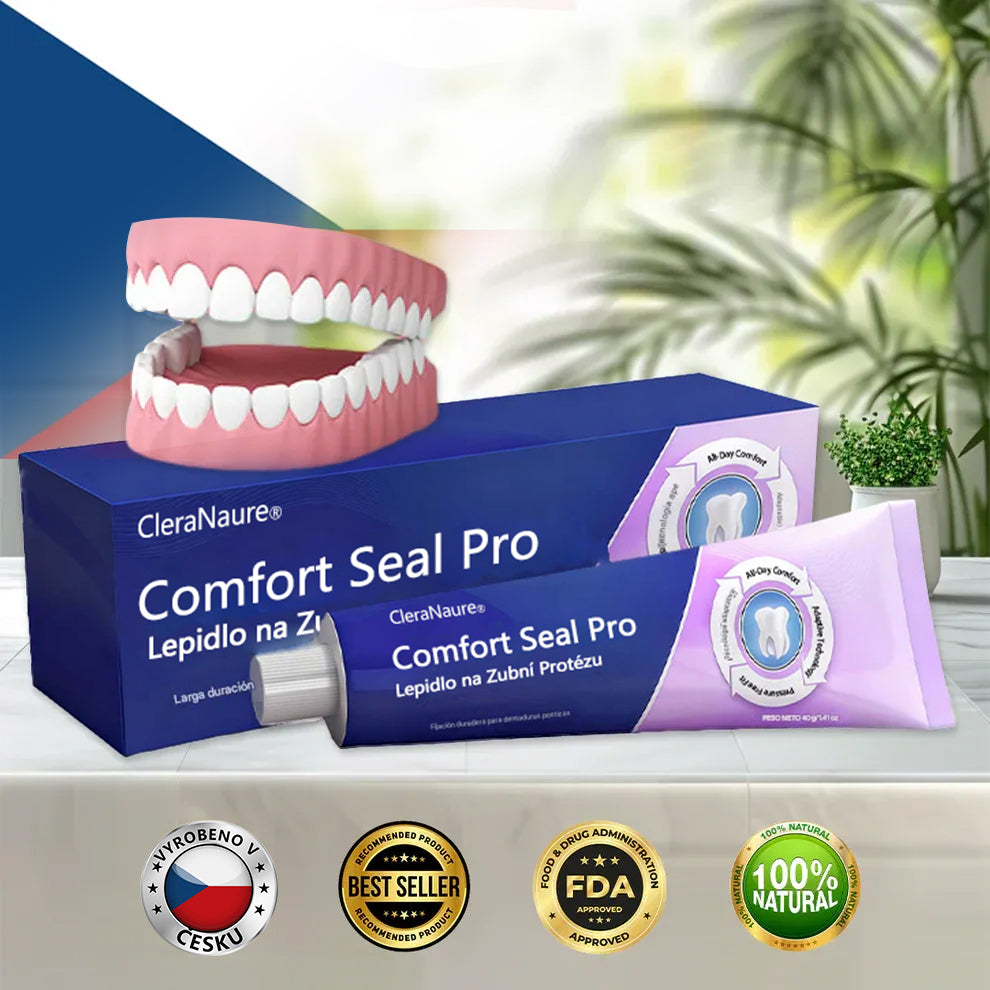🔥🔥  KORLÁTOZOTT KÜLÖNLEGES AJÁNLAT 🦷 CleraNaure® Comfort Seal Pro Fogsor Ragasztó 🦷💜 FDA Tanúsítvánnyal🔥🔥