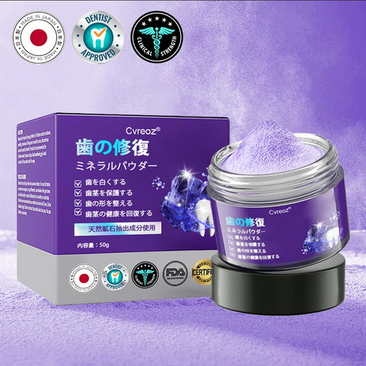 Cvreoz®✅（ADA推奨）ミネラル歯修復パウダー 🦷 残り30分限定！特別割引実施中 🦷
